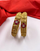 Traditional New Golden Bangles For Ladies By Shop Gehna Antique Golden Bangles